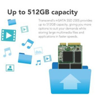 Transcend 230S - 256 GB - mSATA - 530 MB/s - 6 Gbit/s
