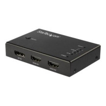 StarTech.com Switch Commutatore a 4 porte HDMI - 3x HDMI e 1x DisplayPort - 4K 60Hz - HDMI/DisplayPort - Nero - Metallo - 60 Hz