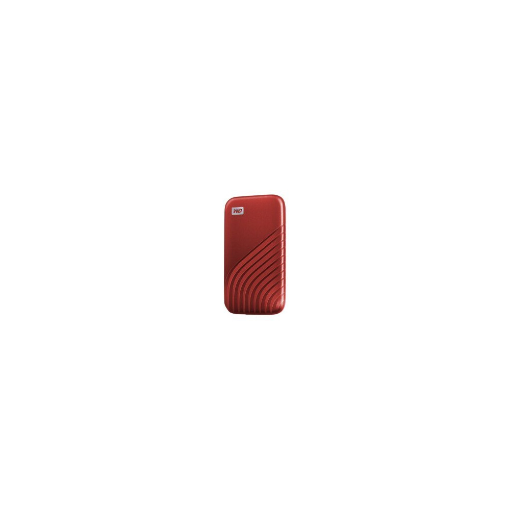 WD My Passport - 2000 GB - USB tipo-C - 3.2 Gen 2 (3.1 Gen 2) - 1050 MB/s - Protezione della password - Rosso