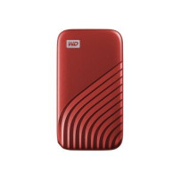 WD My Passport - 2000 GB - USB tipo-C - 3.2 Gen 2 (3.1 Gen 2) - 1050 MB/s - Protezione della password - Rosso