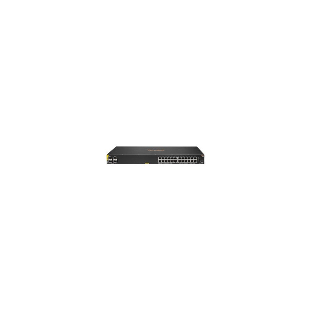 HPE 6100 24G Class4 PoE 4SFP+ 370W - Gestito - L3 - Gigabit Ethernet (10/100/1000) - Supporto Power over Ethernet (PoE) - Montag