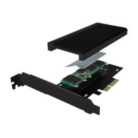 ICY BOX IB-PCI208-HS - PCIe - M.2 - Nero - Passivo - Cina - 128 mm