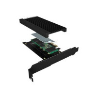 ICY BOX IB-PCI208-HS - PCIe - M.2 - Nero - Passivo - Cina - 128 mm