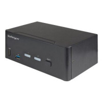 StarTech.com 2 Port Dual Monitor HDMI KVM Switch - 4K 60Hz Ultra HD HDR - Desktop 2.0