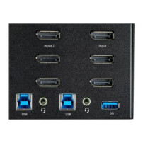 StarTech.com 2 PT DP KVM SWITCH - Interruttore - 2-port