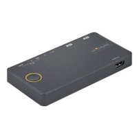 StarTech.com 2 Port USB-A+ HDMI/USB-C KVM Switch 4K - Interruttore - 2-port