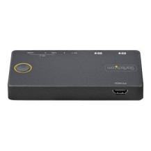 StarTech.com 2 Port USB-A+ HDMI/USB-C KVM Switch 4K - Interruttore - 2-port
