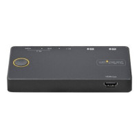 StarTech.com 2 Port USB-A+ HDMI/USB-C KVM Switch 4K - Interruttore - 2-port