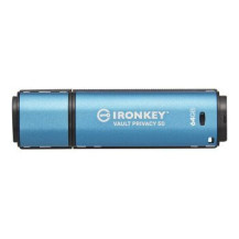 Kingston 64GB IronKey Vault Privacy 50 AES-256 Encrypted FIPS 197 - USB-Stick