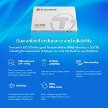 Transcend SSD230 2,5″ SATA 256 GB - Disco a stato solido - 20 Ms - Internamente