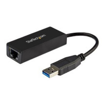 StarTech.com Adattatore USB 3.0 a Ethernet Gigabit (RJ45) - Scheda di rete NIC LAN Esterna USB3.0 a Ethernet 10/100/1000 Mbps -