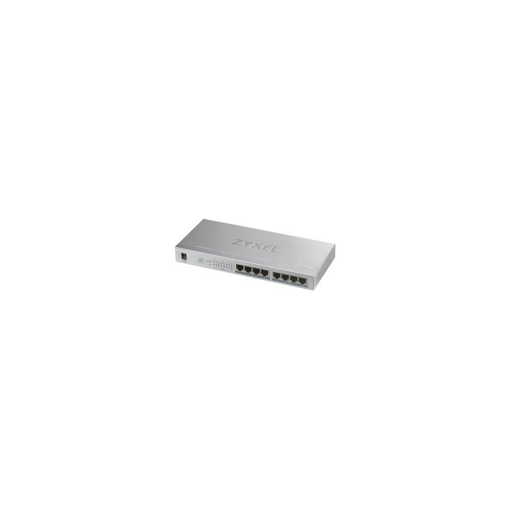 ZyXEL GS1008HP - Non gestito - Gigabit Ethernet (10/100/1000) - Supporto Power over Ethernet (PoE)