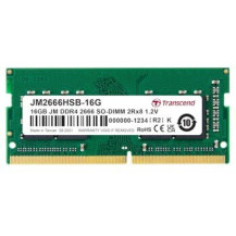 Transcend JetRam JM2666HSB-16G - 16 GB - 2 x 8 GB - DDR4 - 2666 MHz - 260-pin SO-DIMM
