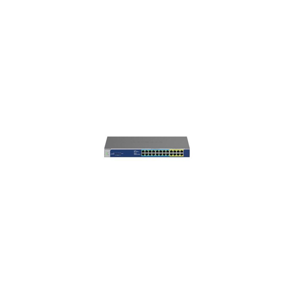 Netgear GS524UP - Non gestito - Gigabit Ethernet (10/100/1000) - Full duplex - Supporto Power over Ethernet (PoE) - Montaggio ra