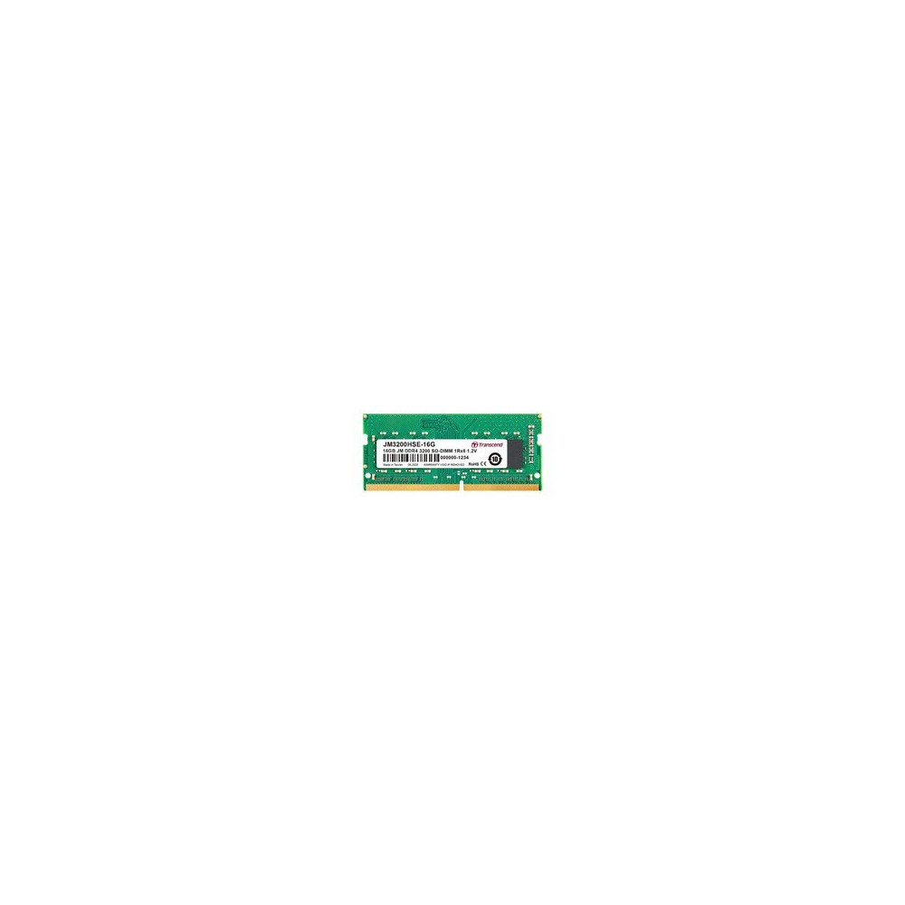 Transcend JetRam JM3200HSE-16G - 16 GB - 1 x 8 GB - DDR4 - 3200 MHz - 260-pin SO-DIMM