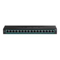 TRENDnet TPE-TG160H - Gestito - Gigabit Ethernet (10/100/1000) - Full duplex - Supporto Power over Ethernet (PoE) - Montaggio ra