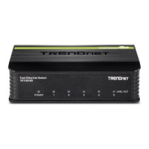TRENDnet TE100 S5 - Interruttore - 0,1 Gbps - 5-port 3 he - Esterno