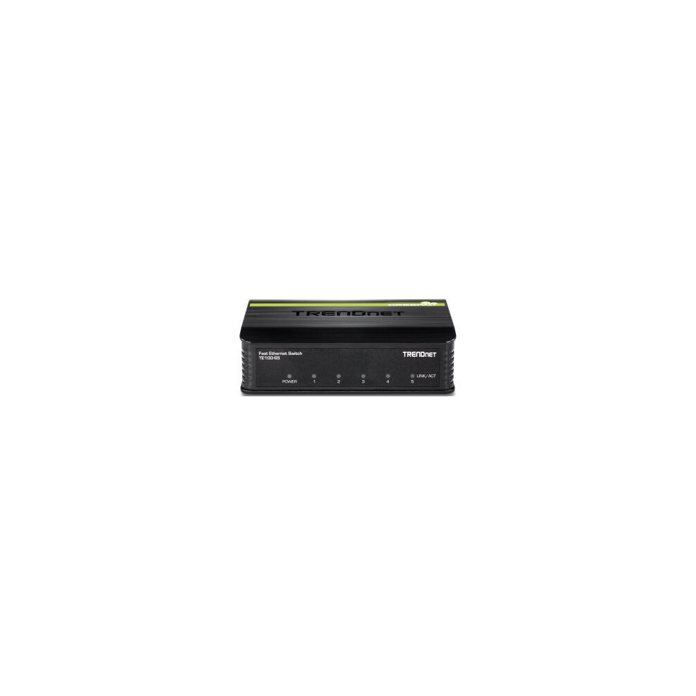 TRENDnet TE100 S5 - Interruttore - 0,1 Gbps - 5-port 3 he - Esterno