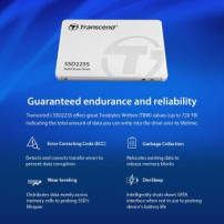 Transcend TS250GSSD225S 250GB, 2.5inch SSD, SATA3, 3D TLC