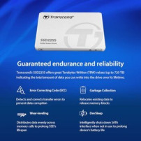 Transcend TS250GSSD225S 250GB, 2.5inch SSD, SATA3, 3D TLC