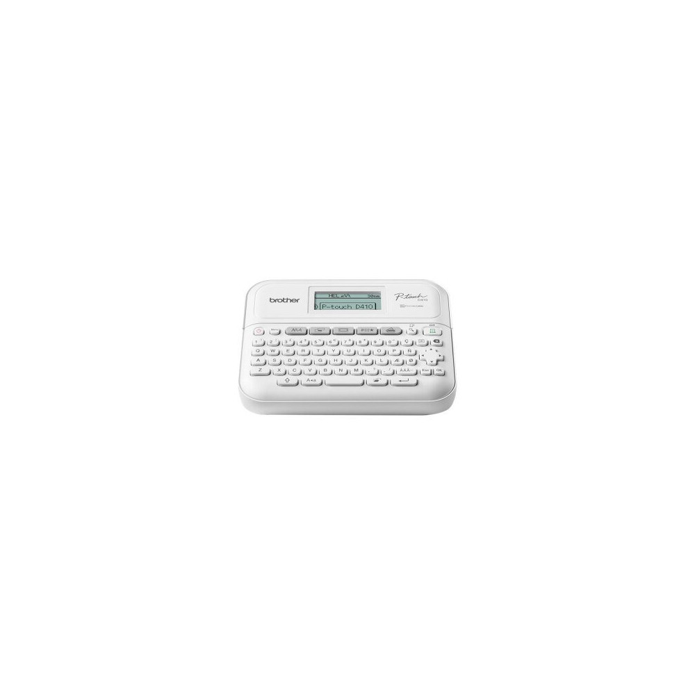 Brother PT-D410 stampante per etichette (CD) Trasferimento termico 180 x 180 DPI 20 mm/s Cablato TZe QWERTY