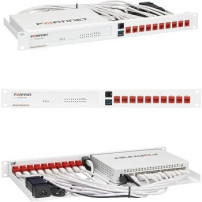 Rackmount.IT RM-FR-T10 - Staffa di supporto - Bianco - 1U - 0,5 m - 19″ - FortiGate 60E FortiGate 61E