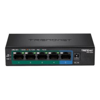 TRENDnet TPE-TG52 5-Port PoE Switch Gigabit PoE+ 32W - Interruttore - 1 Gbps