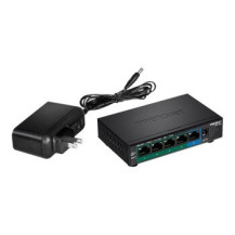 TRENDnet TPE-TG52 5-Port PoE Switch Gigabit PoE+ 32W - Interruttore - 1 Gbps