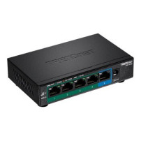 TRENDnet TPE-TG52 5-Port PoE Switch Gigabit PoE+ 32W - Interruttore - 1 Gbps