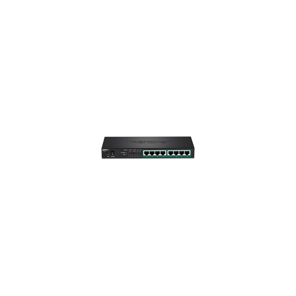 TRENDnet TPE-TG84 8-Port PoE Switch Gigabit PoE+ 65W - Interruttore - 1 Gbps