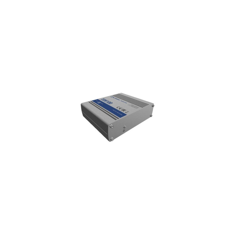Teltonika TSW100 - Switch - unmanaged - 5 x 10/100/1000 (1 PoE)