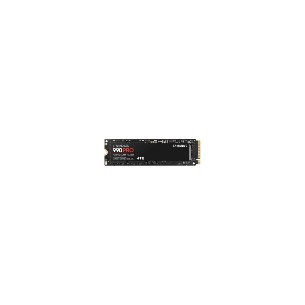 Samsung 990 PRO MZ-V9P4T0BW - SSD - crittografato - 4 TB - interno - M.2 2280 - PCIe 4.0 x4 (NVMe)