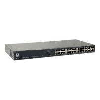 LevelOne GEP-2651 - Switch - Smart - 24 x 10/100/1000 (PoE+)