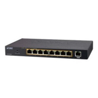 Planet GSD-908HP Switch 8 porte Gigabit PoE+
