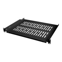LogiLink - Scaffale rack - Nero, RAL 9005 - 1U - 48,3 cm (19″)