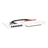 Rackmount.IT RM-FB-T2 - Kit di montaggio per dispositivi di rete - montabile su rack - bianco, RAL 9003 - 1U - 48,3 cm (19″)