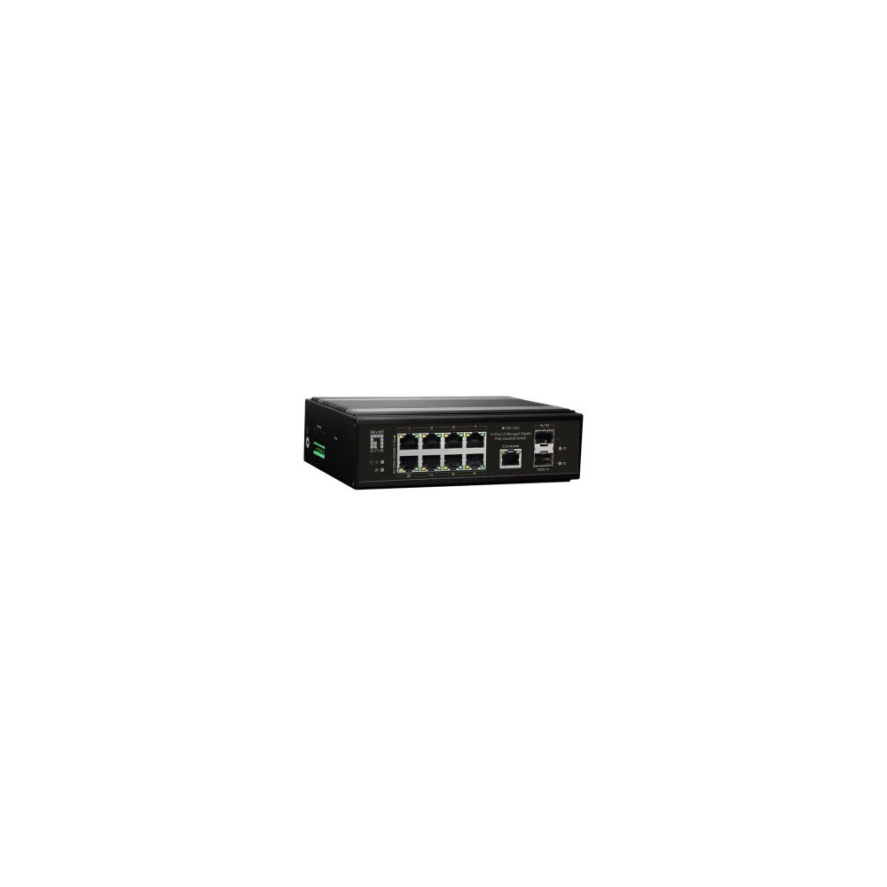 LevelOne IGP-1061 - Switch - -40 °C a 75 °C - gestito - 2 x 10/100/1000 (PoE++)