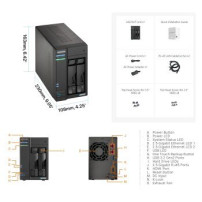 Asustor Lockerstor NAS AS6702T 2-Bay