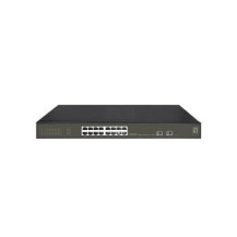 LevelOne Hilbert 18-Port Gigabit PoE Smart Lite Switch - 16 uscite PoE - 2 x Gigabit SFP - 802.3at/af PoE - 230W PoE budget di p
