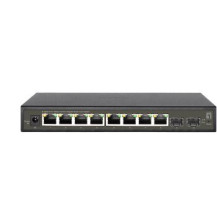 LevelOne Hilbert 10-Port Gigabit Smart Lite Switch - 8 x Gigabit RJ45 - 2 x Gigabit SFP - Gestito - L2 - Gigabit Ethernet (10/10