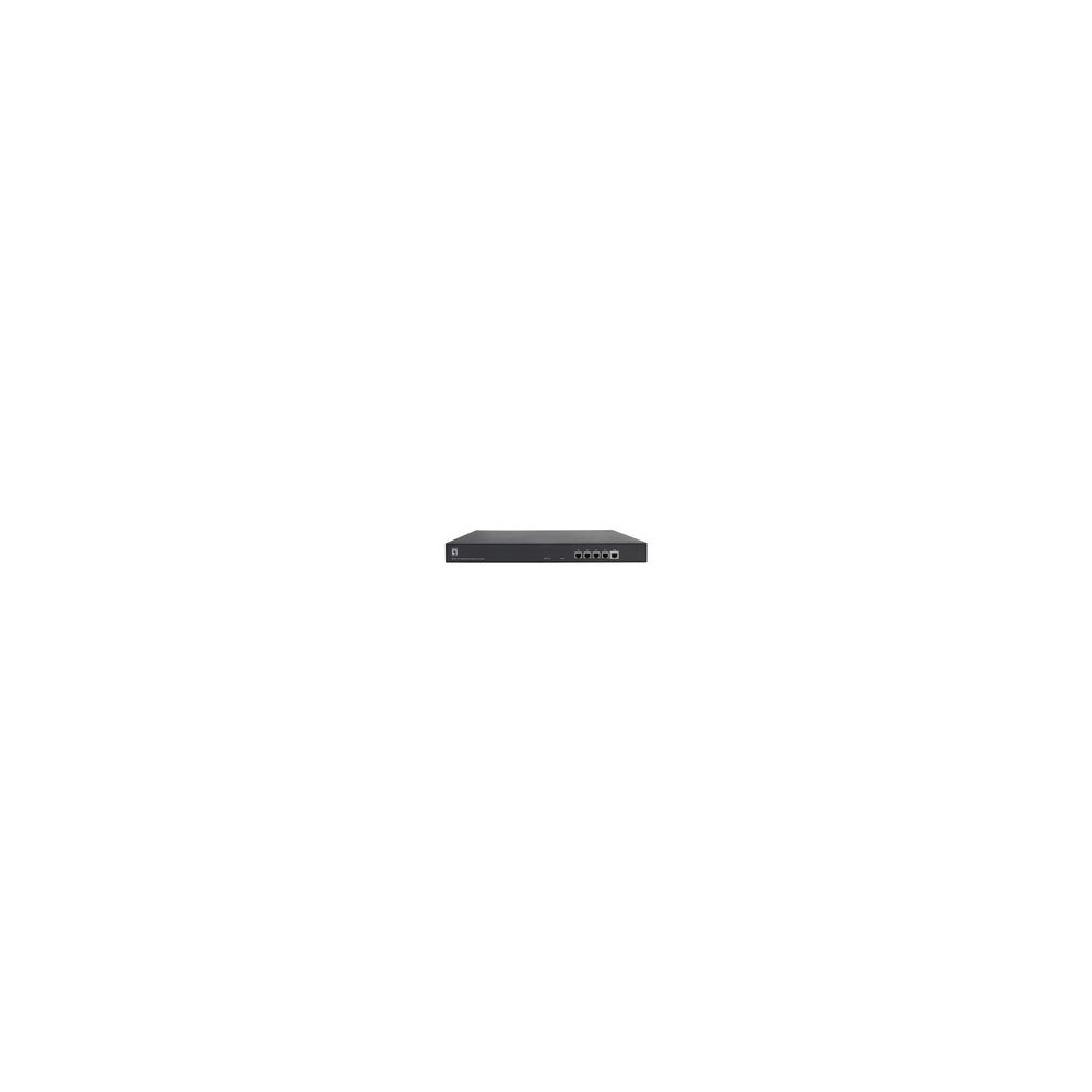 Controller WLAN Gigabit LevelOne per un massimo di 256 AP - Nero - Metallo - Attività - Collegamento - Prestazioni - 512 MB - 16