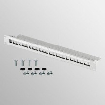 M-CAB Pannello di distribuzione Patch panel 19 pollici 1U 24 porte - Patch panel