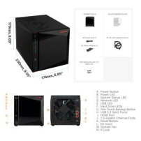 Asustor Nimbustor 4 Gen2 AS5404T 4 Bay NAS Quad-Core 2.0GHz