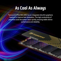 Transcend MTE245S - SSD - 500 GB - interno - M.2 2280 (unilaterale)
