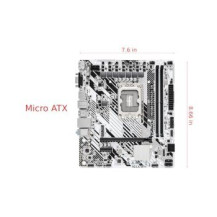 ASRock H610M-HDV/M.2+ D5 - Motherboard - micro ATX - LGA1700-Sockel - H610 Chipsatz - USB 3.2 Gen 1, USB-C 3.2 Gen 1 - Gigabit L