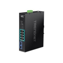 TRENDnet TI-PGM102 - Switch - industriale - 8 x 10/100/1000 (PoE+)