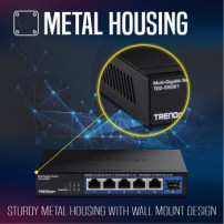 TRENDnet Switch non gestito a 6 porte 2.5G con porta SFP+ 10G