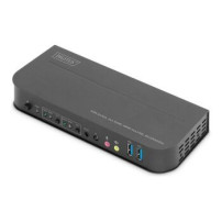 DIGITUS KVM Switch, 2x1 HDMI, HDMI Out, USB, 4Kx2K@60Hz