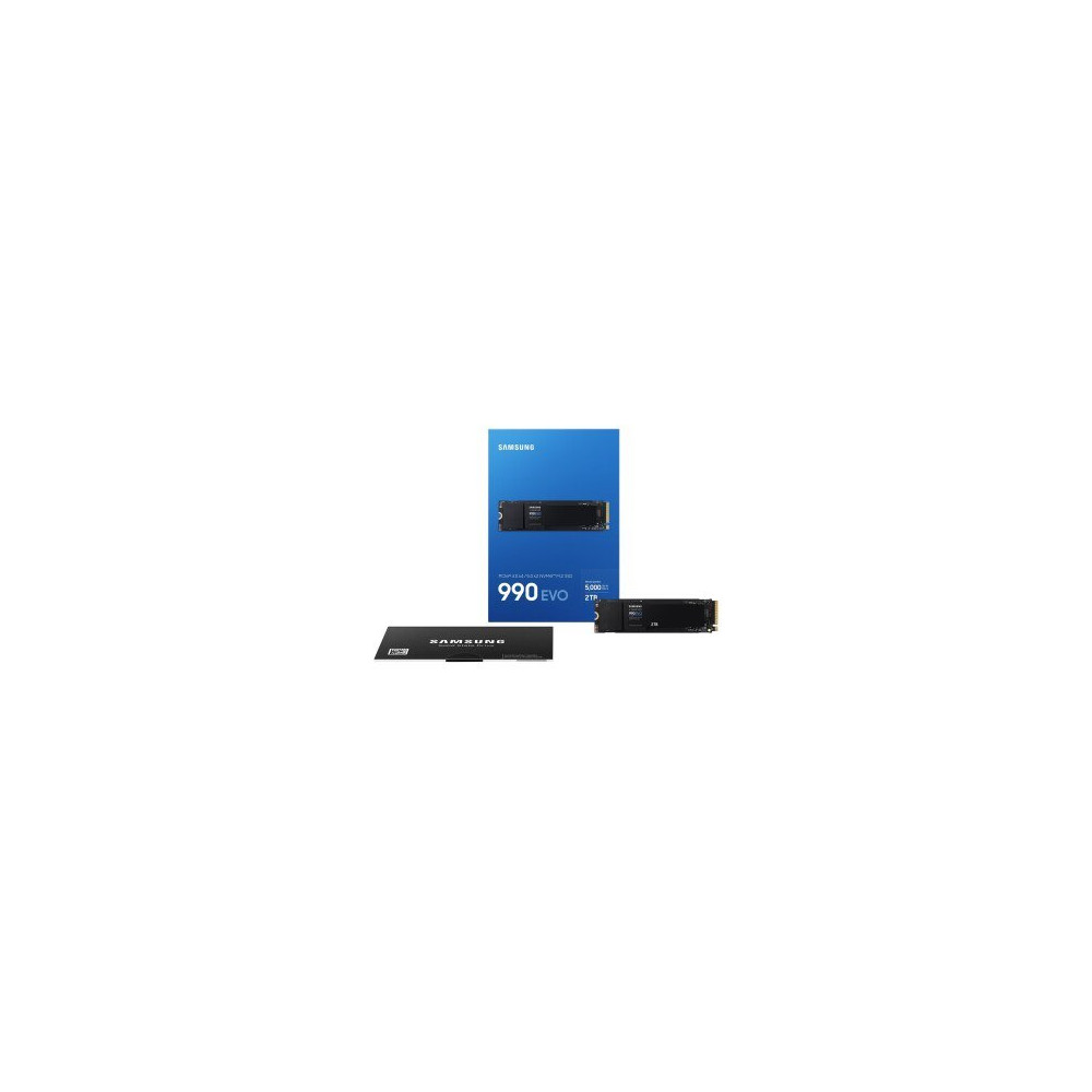 Samsung 990 EVO MZ-V9E2T0BW - SSD - crittografato - 2 TB - interno - M.2 2280 - PCIe 5.0 x2 (NVMe)