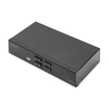 DIGITUS KVM Switch, 4x1 DP, DP Out, USB